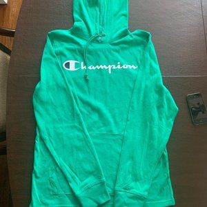 Champion green lightweight sweatshirt